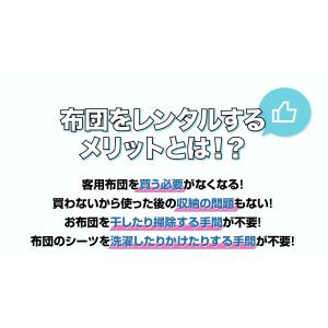 レンタル布団 ダニゼロ 冬用フルセット 掛け・...の詳細画像3