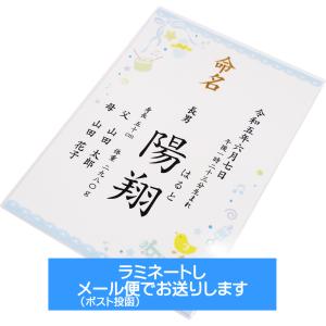 命名書 男の子用 お名前+生年月日+出生時刻+...の詳細画像5