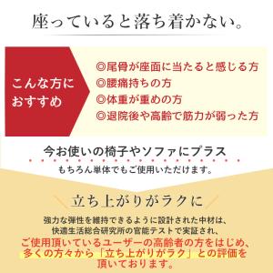 日本製 ファインエアー 高反発 クッション 座...の詳細画像2