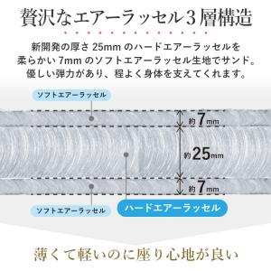 日本製 ファインエアー 高反発 クッション 座...の詳細画像3