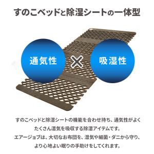 すのこ型除湿マット エアジョブMAX 抗菌防臭...の詳細画像2
