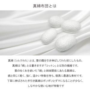 肌掛け布団 シングル シルク(絹)わた100%...の詳細画像3