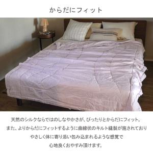 肌掛け布団 シングル シルク(絹)わた100%...の詳細画像5