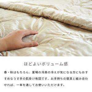 シルク肌掛け布団 シングル シルク(絹)&コッ...の詳細画像5