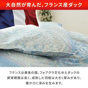 羽毛布団 シングル フランス産 ダックダウン8...の詳細画像4