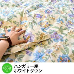 羽毛肌掛け布団 セミダブル ハンガリー産ダウン...の詳細画像3