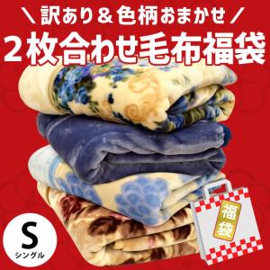 訳あり品 毛布 シングル 暖かい 衿付き2枚合わせマイヤー毛布 色柄・品質おまかせ ブランケット 掛け｜futon