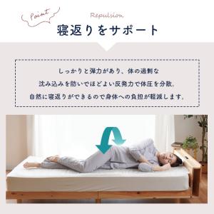 高反発マットレストッパー シングル 3次元構造...の詳細画像5
