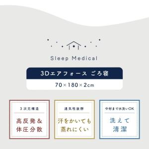 高反発ごろ寝マット 70×180cm 3次元構...の詳細画像2