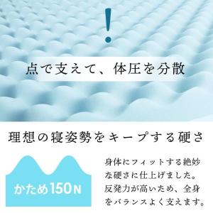 西川 高反発マットレス シングル 三つ折り 8...の詳細画像2
