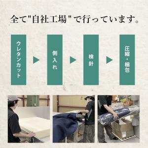 マットレス シングル ロング 高反発 日本製 ...の詳細画像3