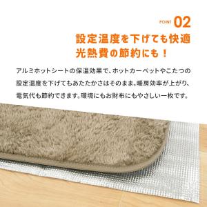 断熱&熱反射 アルミホットシート 2畳用 正方...の詳細画像3