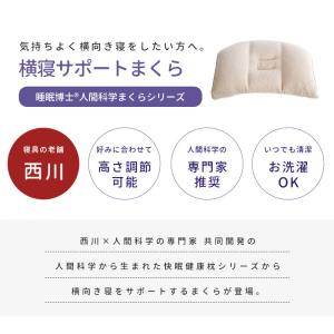 枕 横向き寝用 西川 まくら 肩こり 首こり ...の詳細画像1