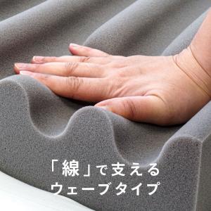 西川 高反発マットレス シングル 三つ折り 厚...の詳細画像5