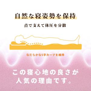 マットレス シングル 西川 敷布団 点で支える...の詳細画像5