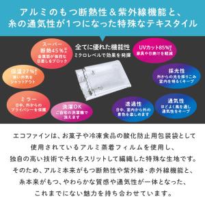遮熱 断熱 保温 カフェカーテン 幅145×丈...の詳細画像5