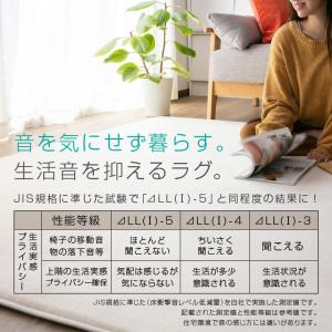 ラグ カーペット 遮音 厚手 2畳 おしゃれ ...の詳細画像1