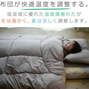 温度調整 掛け布団 ダブル 調温 洗える オー...の詳細画像1