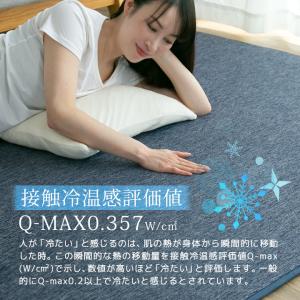 ラグ 冷感ラグ 厚手 1.5畳 おしゃれ 14...の詳細画像1