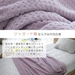 タオルケット シングル 綿100 ジャガード ...の詳細画像3