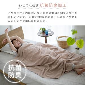 タオルケット シングル 綿100 ジャガード ...の詳細画像4