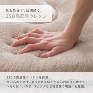 ラグ ボリュームラグ 厚手 60mm 高反発 ...の詳細画像4