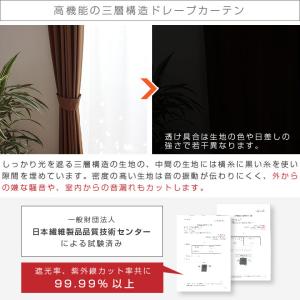 カーテン 4枚セット 遮光 1級 パーソナルカ...の詳細画像4