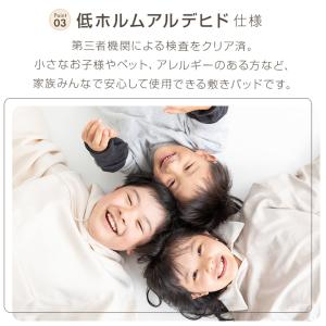 敷きパッド シングル フランネル 100×20...の詳細画像5