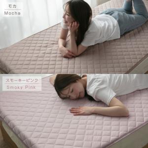 敷きパッド セミシングルショート 夏 冷感 ひ...の詳細画像5