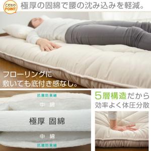敷布団 シングル 極厚 敷き布団 敷ふとん 5...の詳細画像2