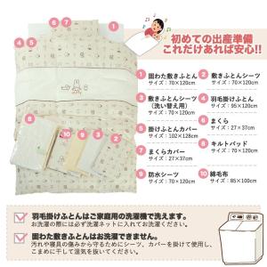 ベビー布団セット Miffy ミッフィー プチ...の詳細画像2