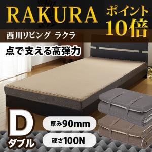 西川リビング RAKURA ラクラ 体圧分散健康マットレス ...