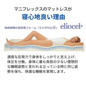 マニフレックス 三つ折りマットレス 高反発 サ...の詳細画像2