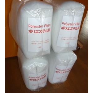 ポリエステルわた　2ｋｇ（200ｇｘ10枚）ｘ4個セット（8ｋｇ）手芸綿　ふとんわた　ぬいぐるみ綿　手芸わた　手芸用わた