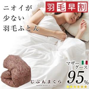 羽毛布団 シングル 西川 マザーダックダウン95％ 400dp 掛け布団 冬 150×210cm ロイメ 羽毛布団回収対象の商品画像