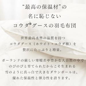 羽毛布団 シングル ポーランド産 コウダ グー...の詳細画像2