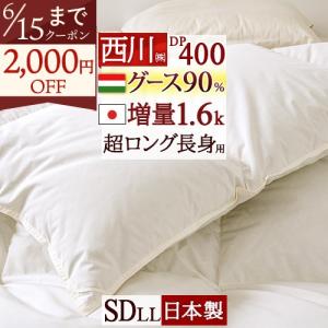日本製 掛け布団 セミダブルスーパーロング 170×230cm ダクロンFRESH 7