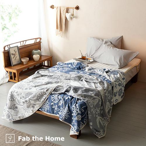 2重ガーゼケット シングル 綿100% Fab the Home Asia エイジア 2重織ガーゼケ...