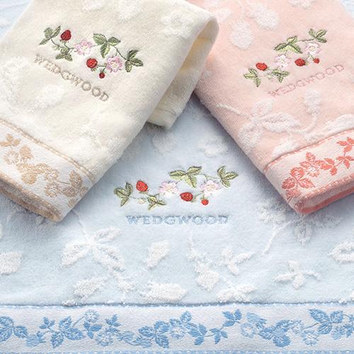 ウォッシュタオル 34×35cm ウェッジウッド 西川 2枚組 綿100％ 無撚糸 タオル 東京西川...