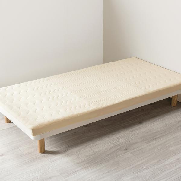 敷きパッド＆シーツ一体型パッド シングル 西川 ウォッシャブル ベッドパッドとしても 200cm対応...