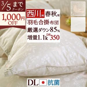 西川（nishikawa） 羽毛肌掛け布団 ダブル 日本製 昭和西川直営 ドイツ