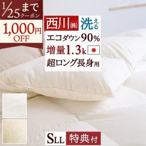 【未使用品】西川 羽毛肌掛け布団　150x210 シングルロング　ダウン85% 西川（nishikawa） 肌掛け布団 羽毛 洗える シングル ダウン85