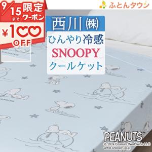 スヌーピー クールケット シングル 西川 ひんやり 冷感 洗える 夏 肌掛け かわいい ジュニア SNOOPY キャラクター シングルサイズ｜futontown