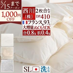 昭和西川 春夏秋冬使える羽毛布団 2枚合せ　格安 2枚合わせ羽毛布団（通年用） | 西川ストア公式本店【昭和西川公式】