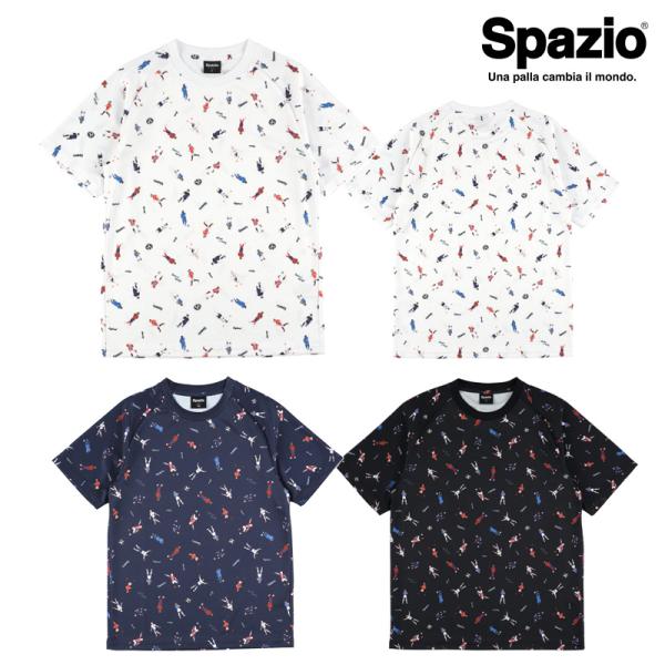 スパッツィオ/Spazio プラクティスシャツ/レジェンド総柄プラシャツ2（GE-1155）
