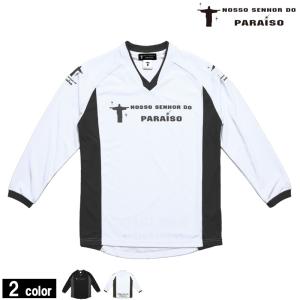 ノッソセニョールドパライーゾ/NOSSO SENHOR DO PARAISO ロングプラシャツ/Logo Long Pra-Shirt（NP-00-536）｜futsalshop-sal