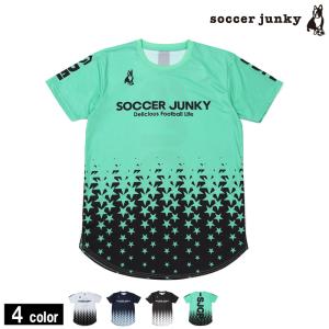 サッカージャンキー/soccer junky ロング丈半袖プラクティスシャツ/爆犬宣言+1（SJ22A09）