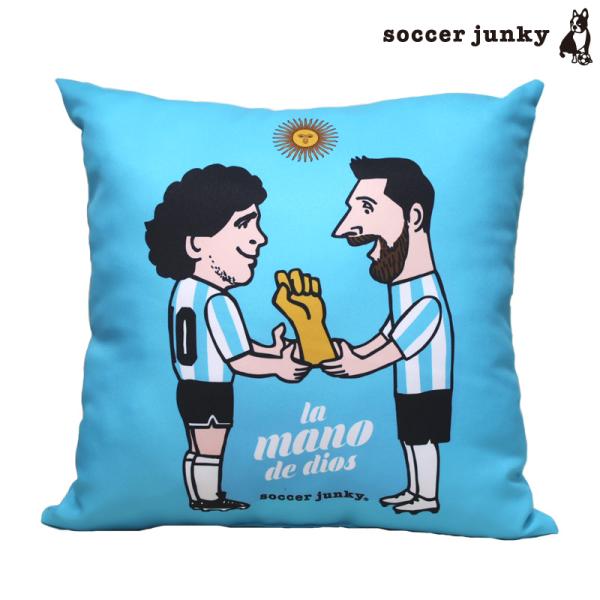 サッカージャンキー/soccer junky クッション/神の手の継承 クッション（SJ25B65）