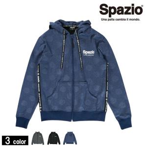 Spazio/スパッツィオ Dot embos shaggy zip parka/ジャージパーカー（TP-0515）｜futsalshop-sal