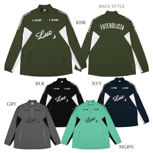 LUZeSOMBRA/ルースイソンブラ ジャージトップ LS LOGO DRY HALFZIP